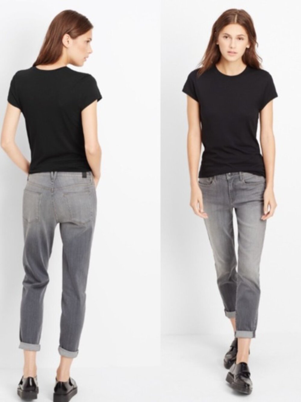 Vince Mason Relaxed Rolled Jeans Size 28
